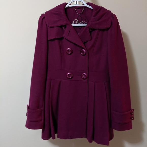Guess Plum Peacoat - Picture 2 of 6